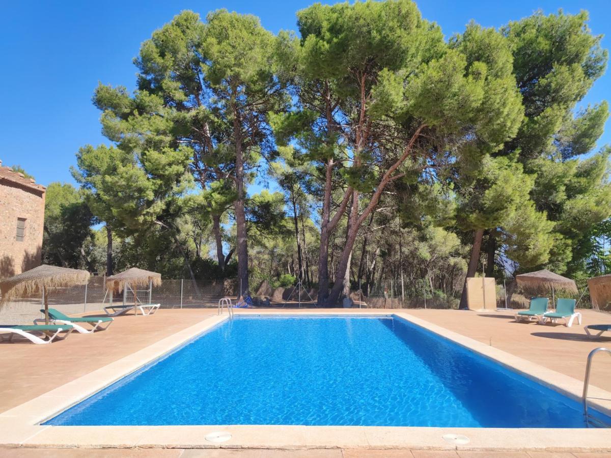 Masia De San Juan Casa Numero 1 En Castillo Con Piscina Y Aire Acondicionado 塞古比 外观 照片